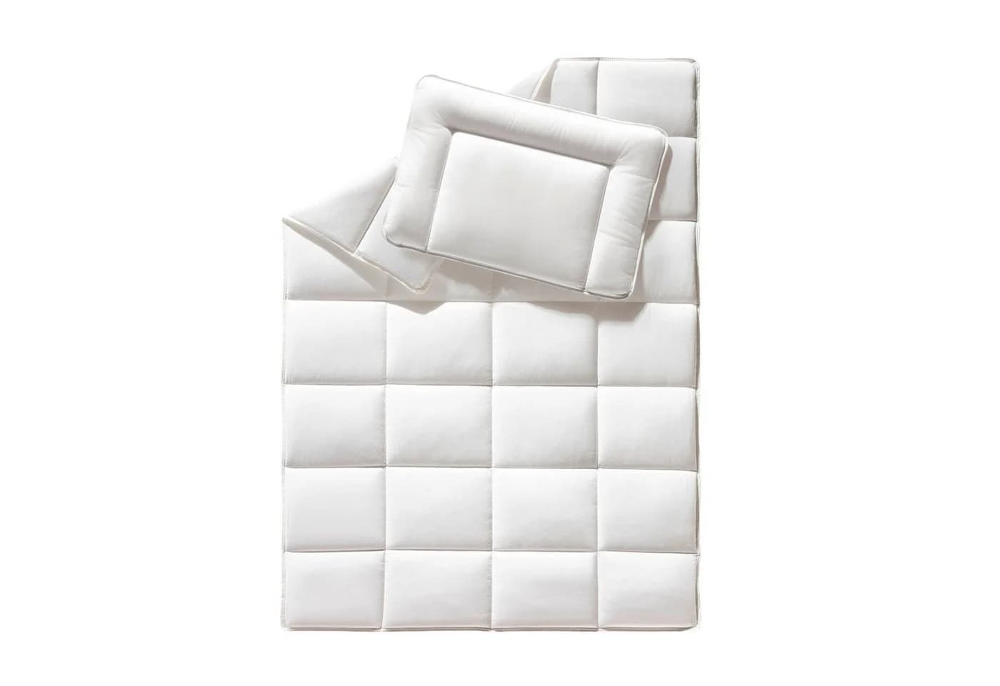 f.a.n. Bettdecke + Kopfkissen Kinderdecke 100x135 cm 40x60 cm, 100% Baumwolle - Bild 2