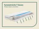 fan Taschenfederkernmatratze Solina Top T Wendematratze 7 Zonen Weiß Bild 3