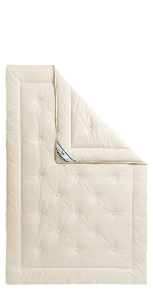 f.a.n. Naturhaarbettdecke Wolle Anti Milbe Weiß 200x200cm - Bild 2