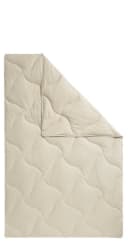 FAN Naturfaserbettdecke TENCEL Leinen Beige Steppbett Bild 2
