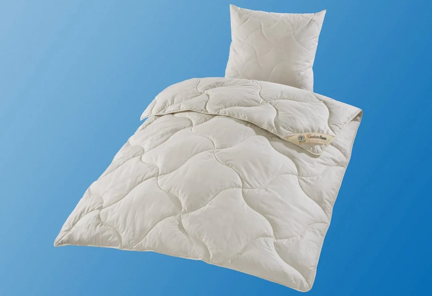 FAN Naturfaserbettdecke TENCEL™ Leinen Beige 155x220cm - Bild 5