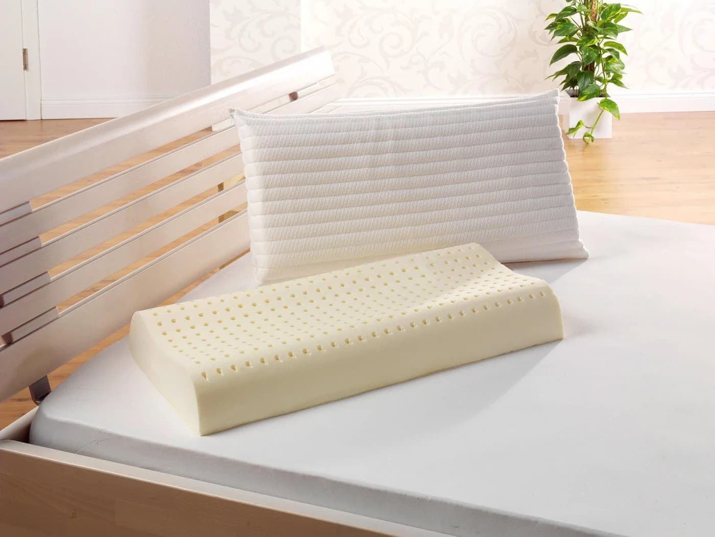 f.a.n. Medisan Sleep & Care Latex Nackenstützkissen Weiß