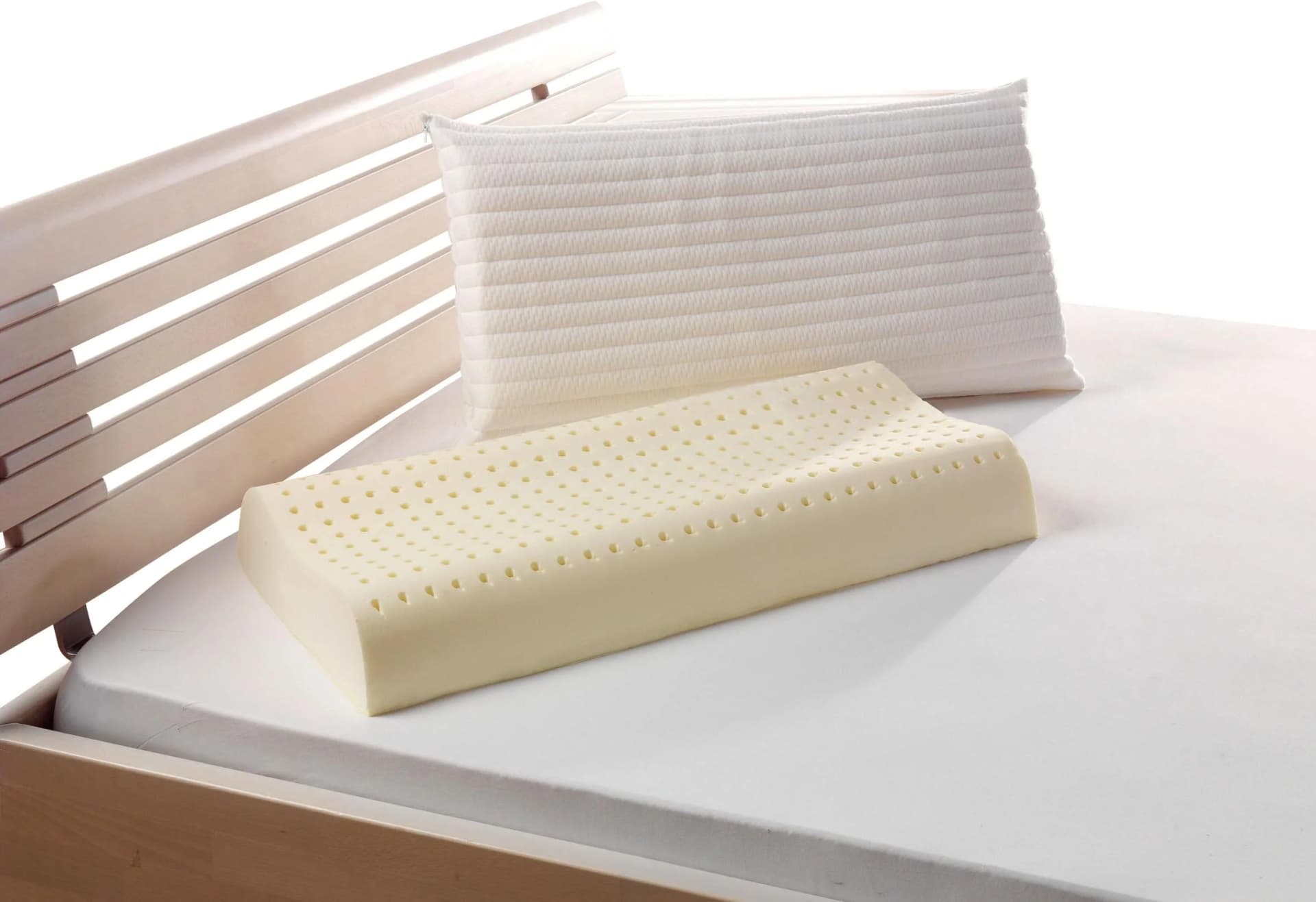 f.a.n. Medisan Sleep & Care Latex Nackenstützkissen Weiß - Bild 5