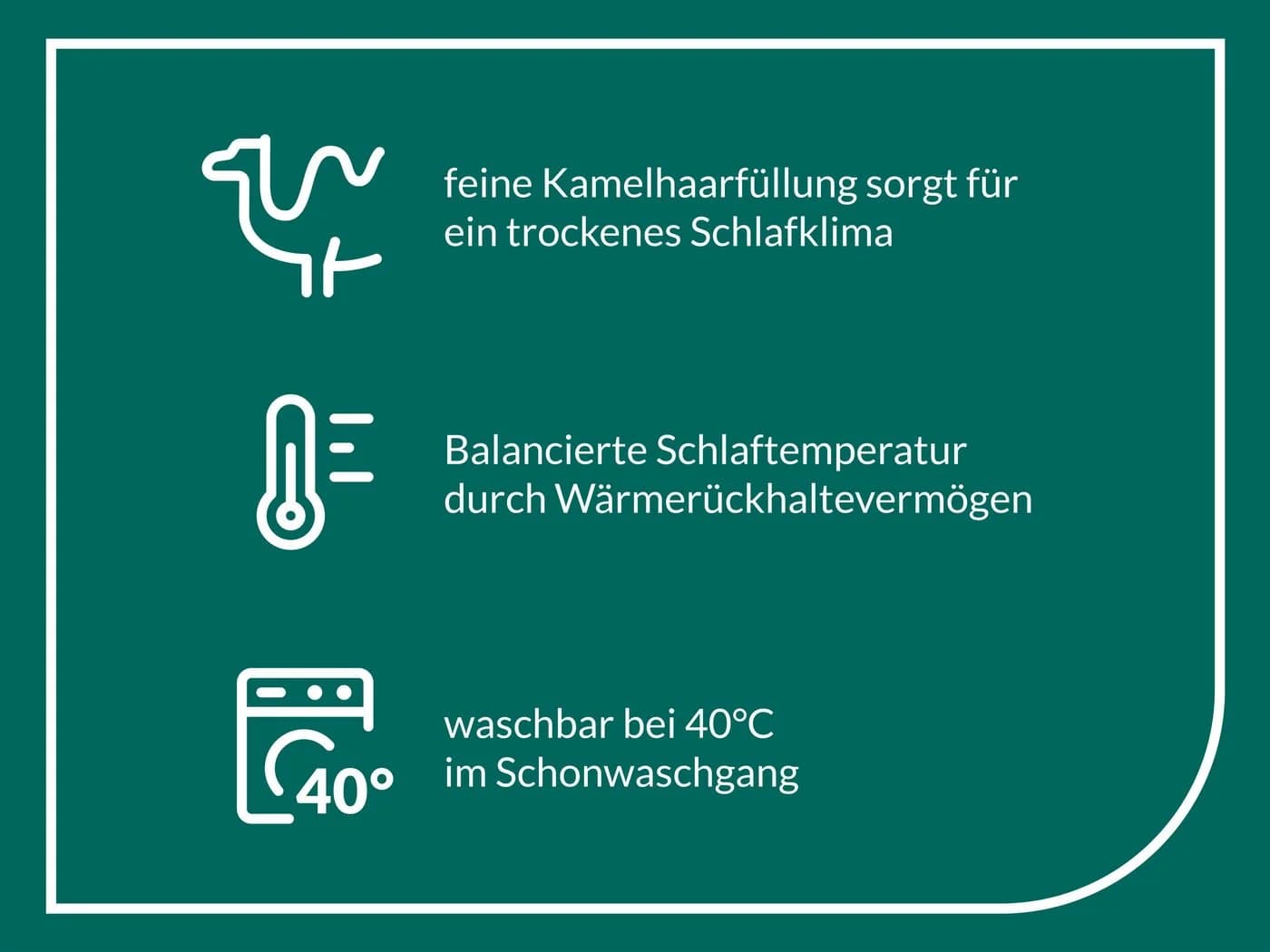 f.a.n. Naturhaarbettdecke Gobi Beige Duo-Steppbett Extrawarm - Bild 3