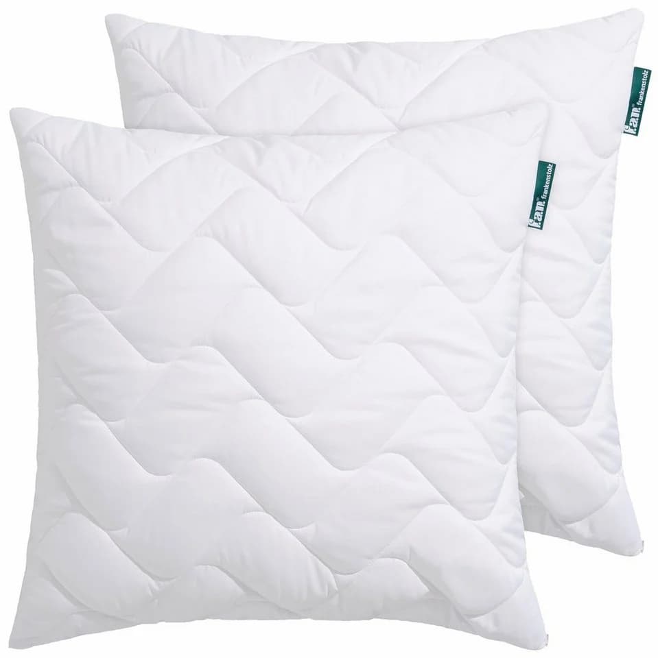 f.a.n. Microfaserkissen Hollofil Active Weiß 80x80 cm - Bild 2