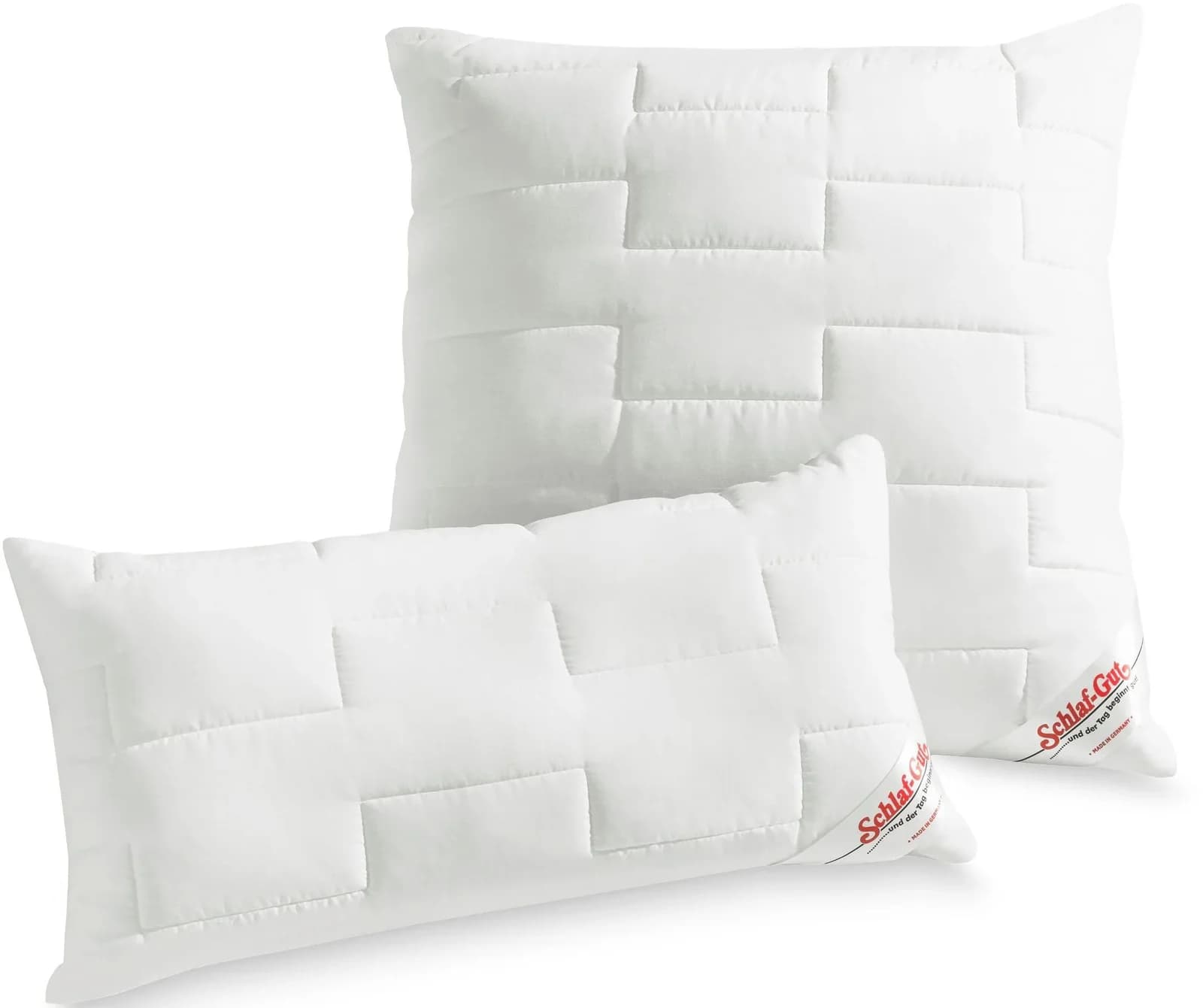 Schlaf-Gut Utah Kopfkissen Weiß 80x80cm Baumwolle Polyester - Bild 2