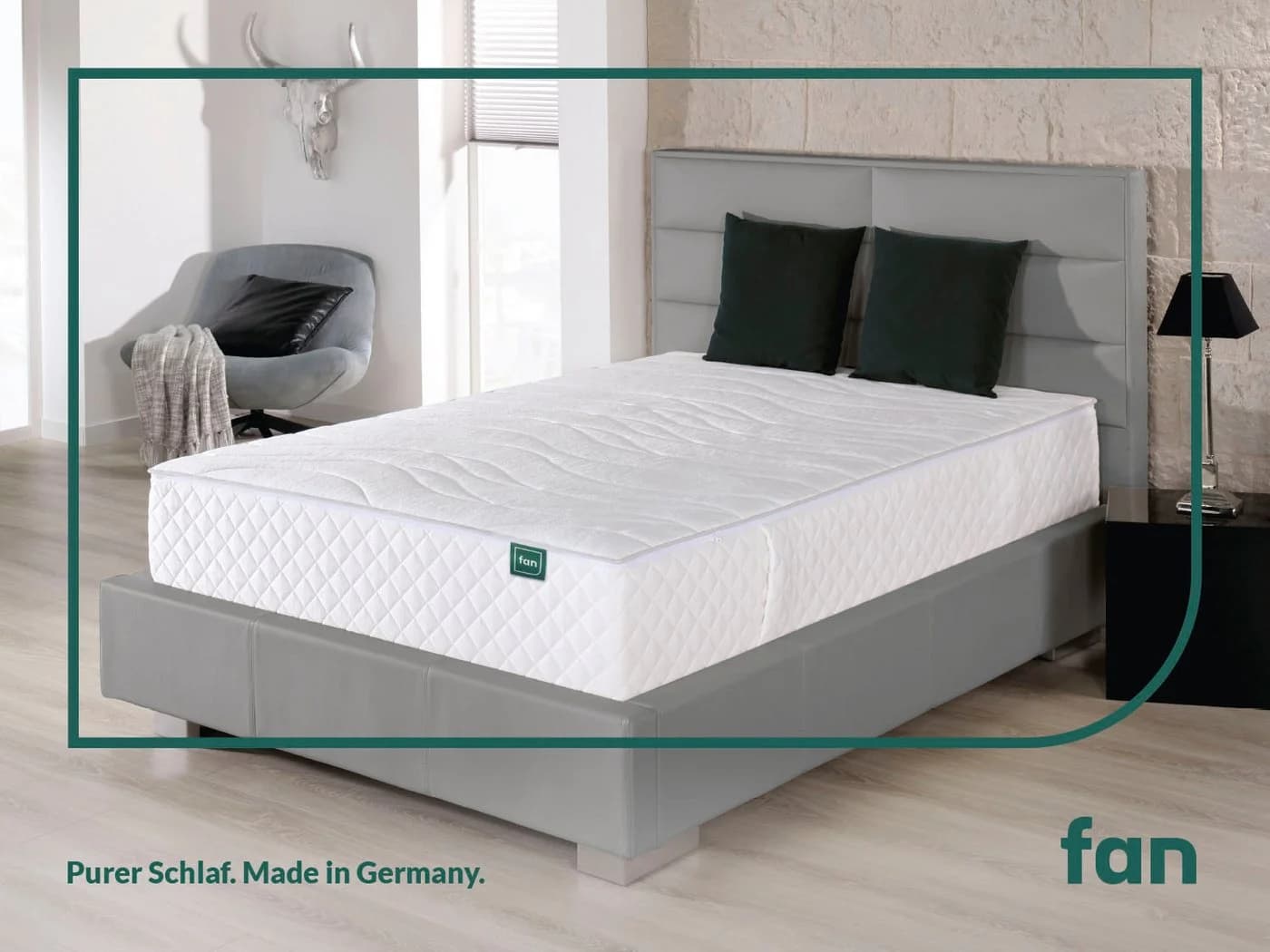 fan Taschenfederkernmatratze Sleep Spring Pro Boxspring mit Thermogel - Bild 2