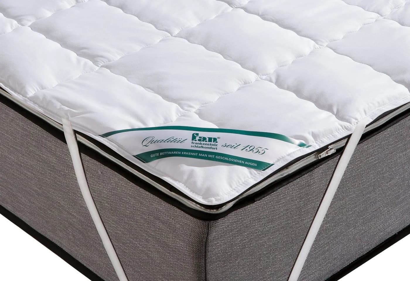 FAN Matratzenauflage TENCEL Weiß Baumwolle Feuchtigkeitstransport