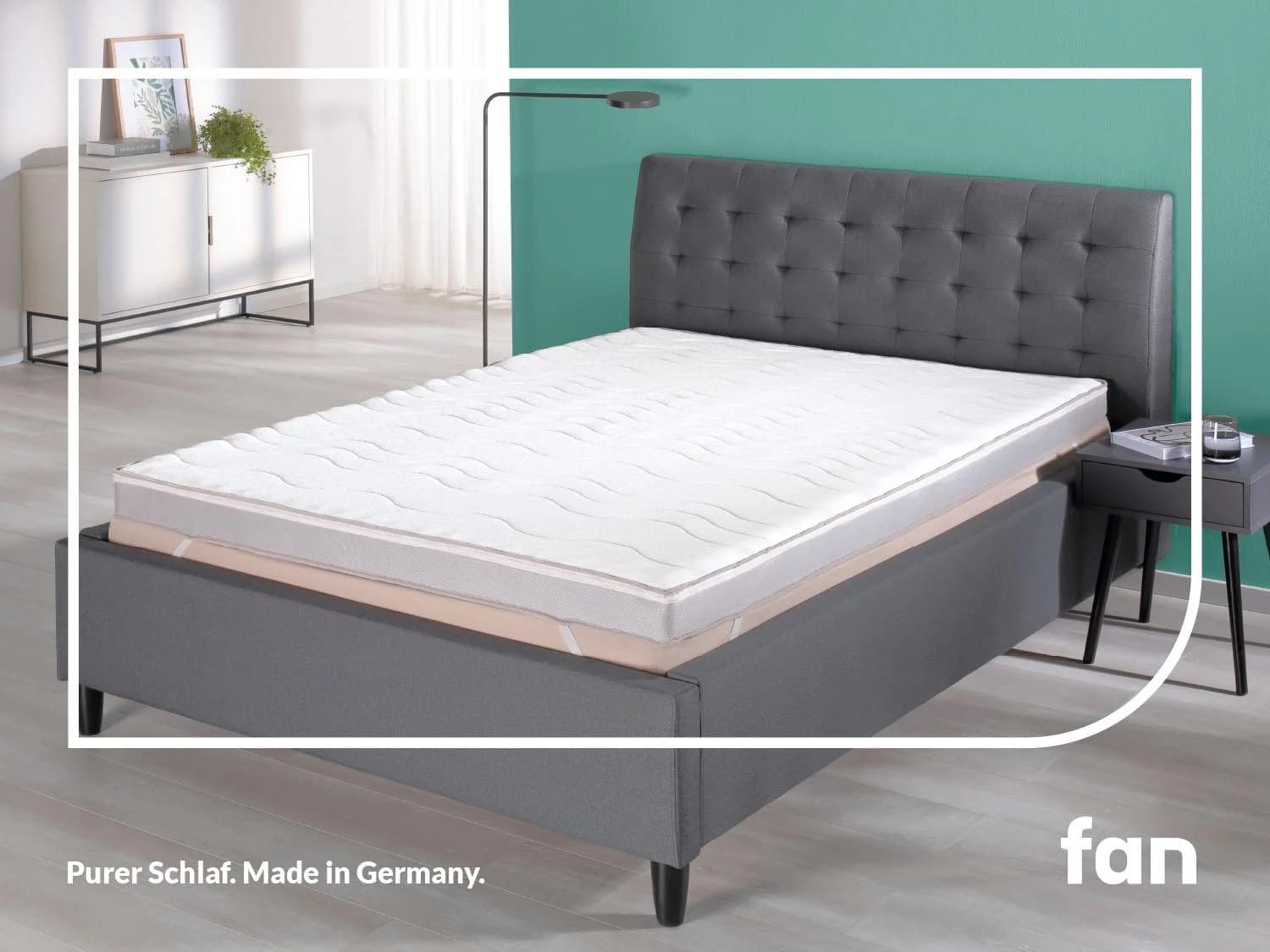 FAN Big Komfort Plus 7-Zonen Topper Weiß Kaltschaum