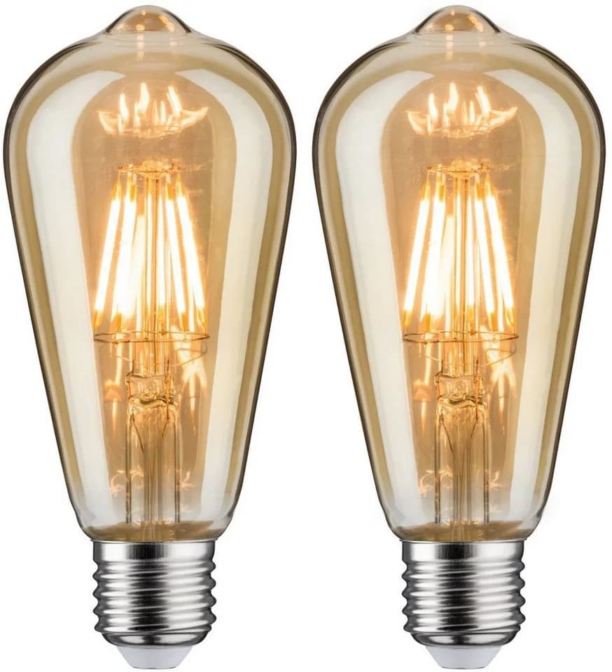PAULMANN LED-Leuchtmittel Bundle ST64 Gold 2x 6,5 W E27 - Bild 2