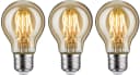 Paulmann LED-Leuchtmittel 3er Set E27 4,7W Gold Warmweiß Bild 2