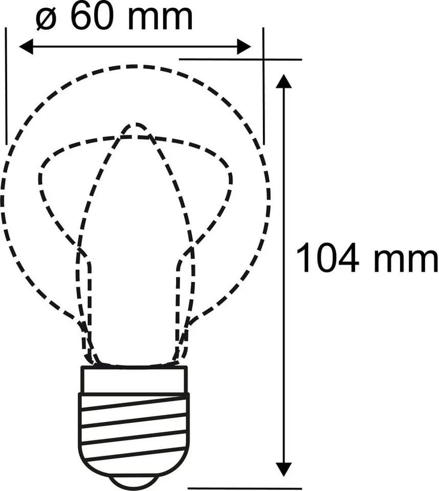 Paulmann LED-Leuchtmittel 4er Pack E27 3step dimmbar Warmweiß Klar - Bild 4
