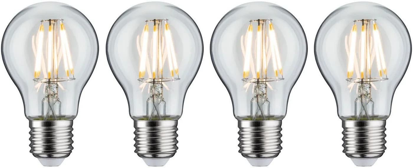 Paulmann LED-Filament 4er Pack 7W E27 Klar 2700K Warmweiß - Bild 2