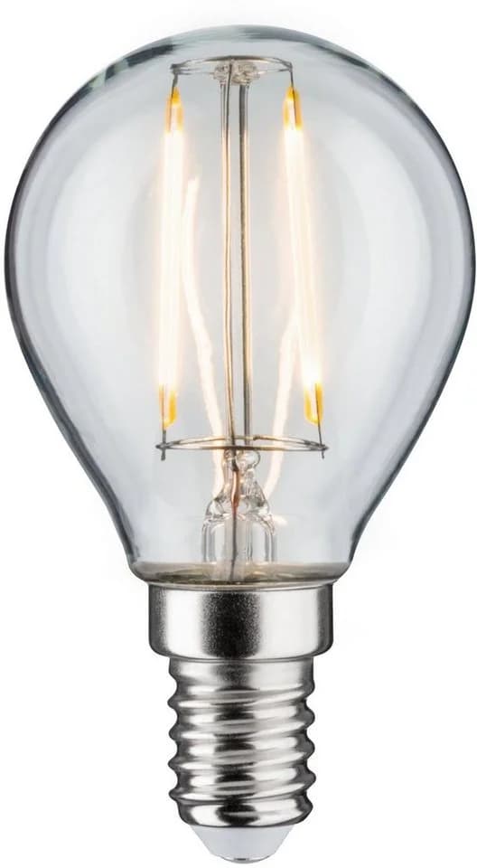 Paulmann LED-Filament 5er Pack 4,8W Tropfen E14 klar dimmbar 2700K Warmweiß - Bild 3