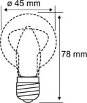 Paulmann LED-Filament 5er Pack Tropfen E14 Warmweiß Klar Bild 4