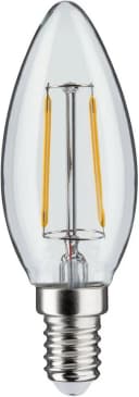 Paulmann LED-Filament 5er Pack Kerze E14 Klar 2700K Warmweiß Bild 1