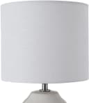 PAULEEN LED Tischleuchte Sandy Glow Keramik Stoffschirm Beige Weiß Bild 4