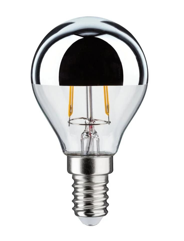 Paulmann LED-Lampe E14 827 Tropfen Kopfspiegel silber 2,6W - Bild 4