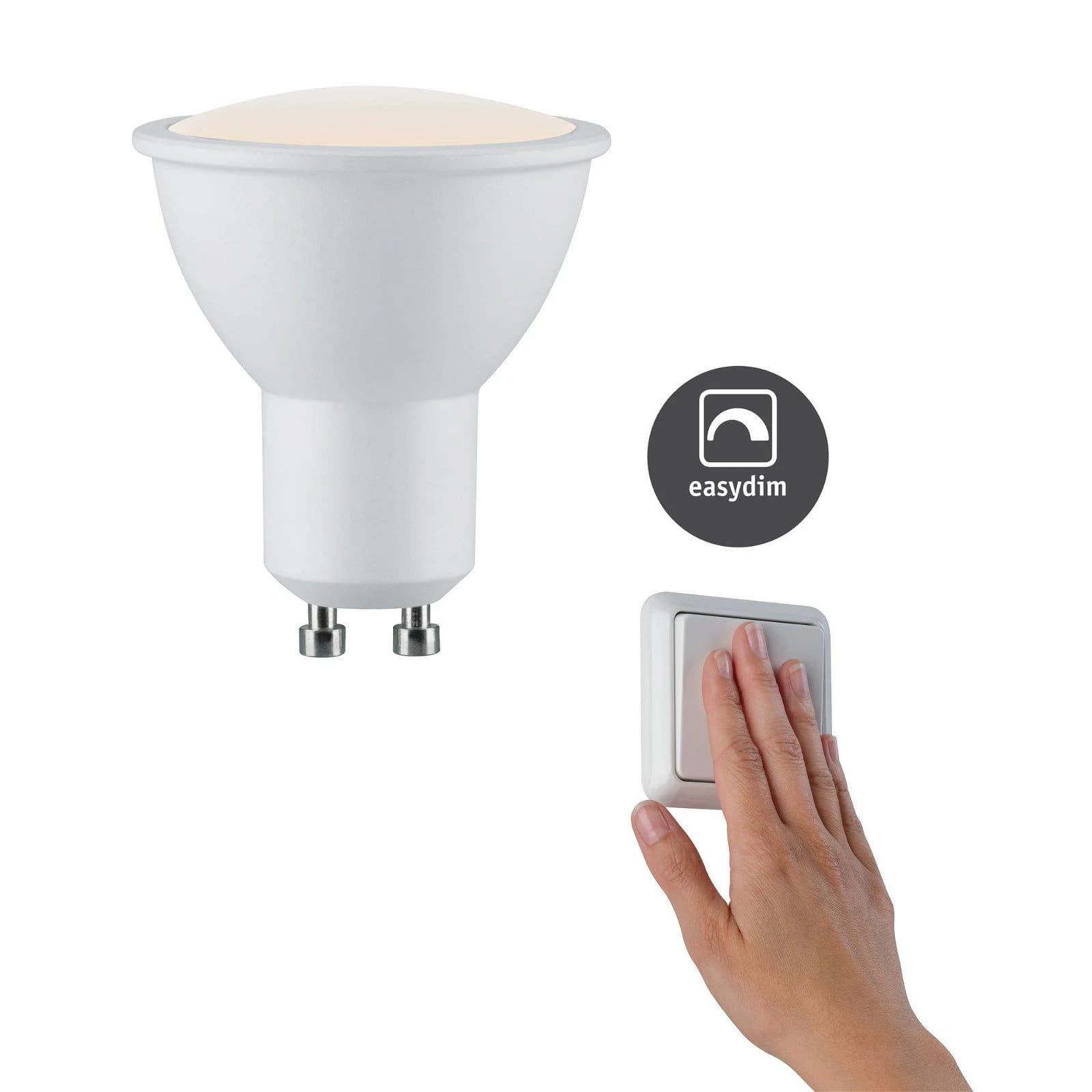 Paulmann LED-Leuchtmittel Choose 3er Set Easy GU10 dimmbar weiß