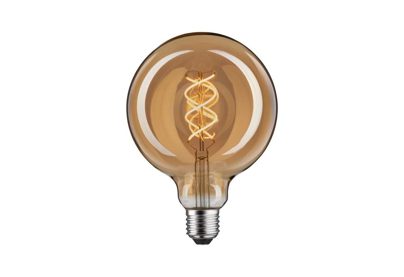 PAULMANN LED-Leuchtmittel Globe125 230lm 1800K gold 4W spiral Filament