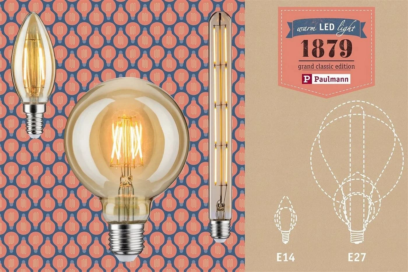 PAULMANN LED-Leuchtmittel Globe125 230lm 1800K gold 4W spiral Filament - Bild 3