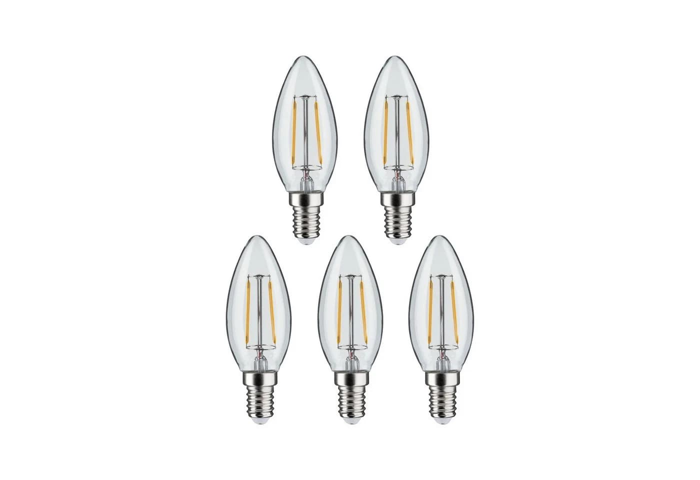 Paulmann LED-Leuchtmittel 5er Pack Kerze 470lm 2700K Warmweiß E14 - Bild 2