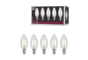Paulmann LED-Leuchtmittel 5er Pack Kerze 470lm 2700K Warmweiß E14 Bild 3