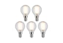 Paulmann LED-Leuchtmittel 5er Pack Tropfen 470lm 2700K matt 230V E14 Bild 4