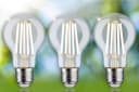 Paulmann LED-Leuchtmittel Eco-Line 3er Pack E27 4W 3000K Warmweiß Klar Bild 4