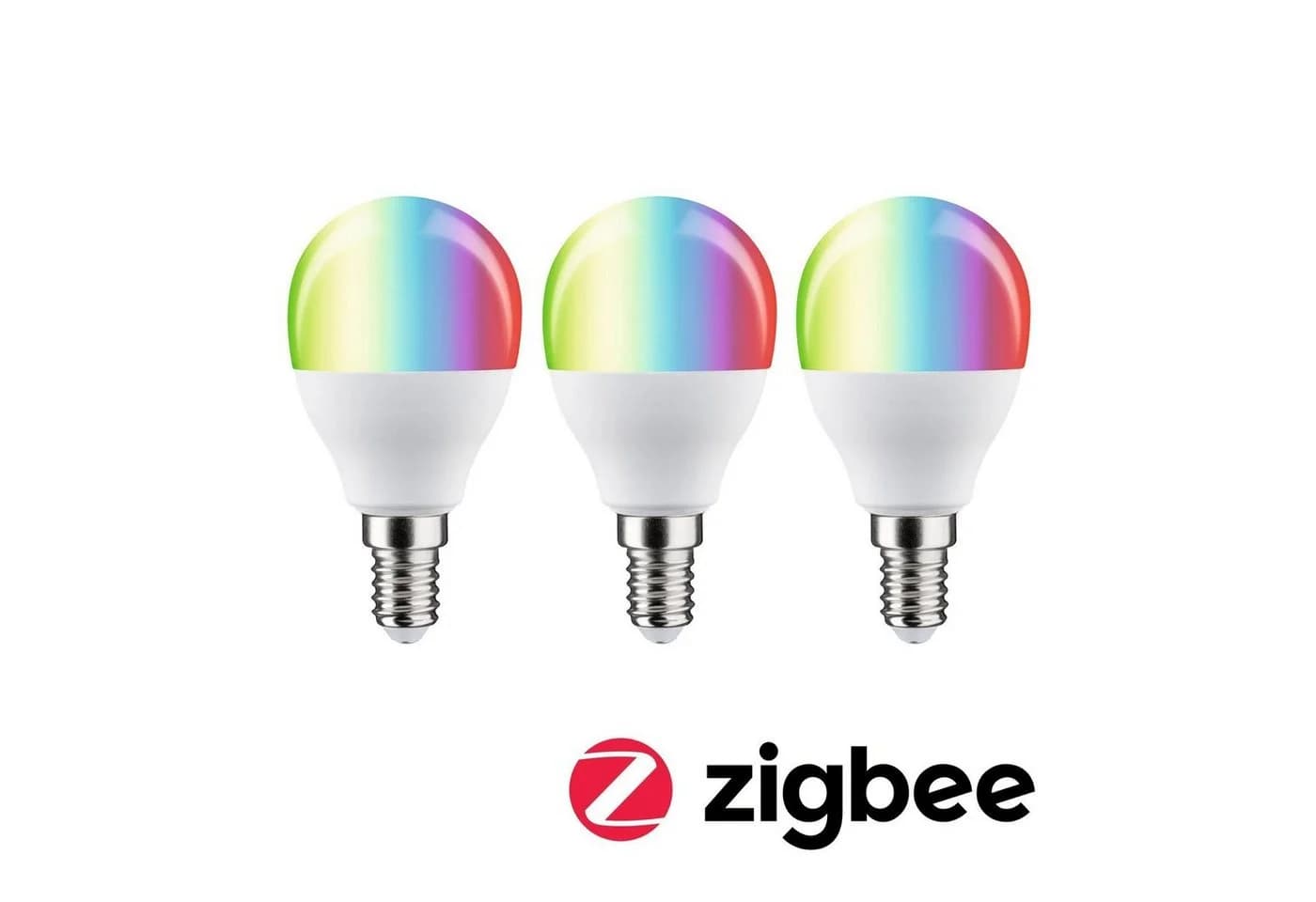 Paulmann LED-Tropfen E14 5W 470lm Zigbee RGBW 3er - Bild 2