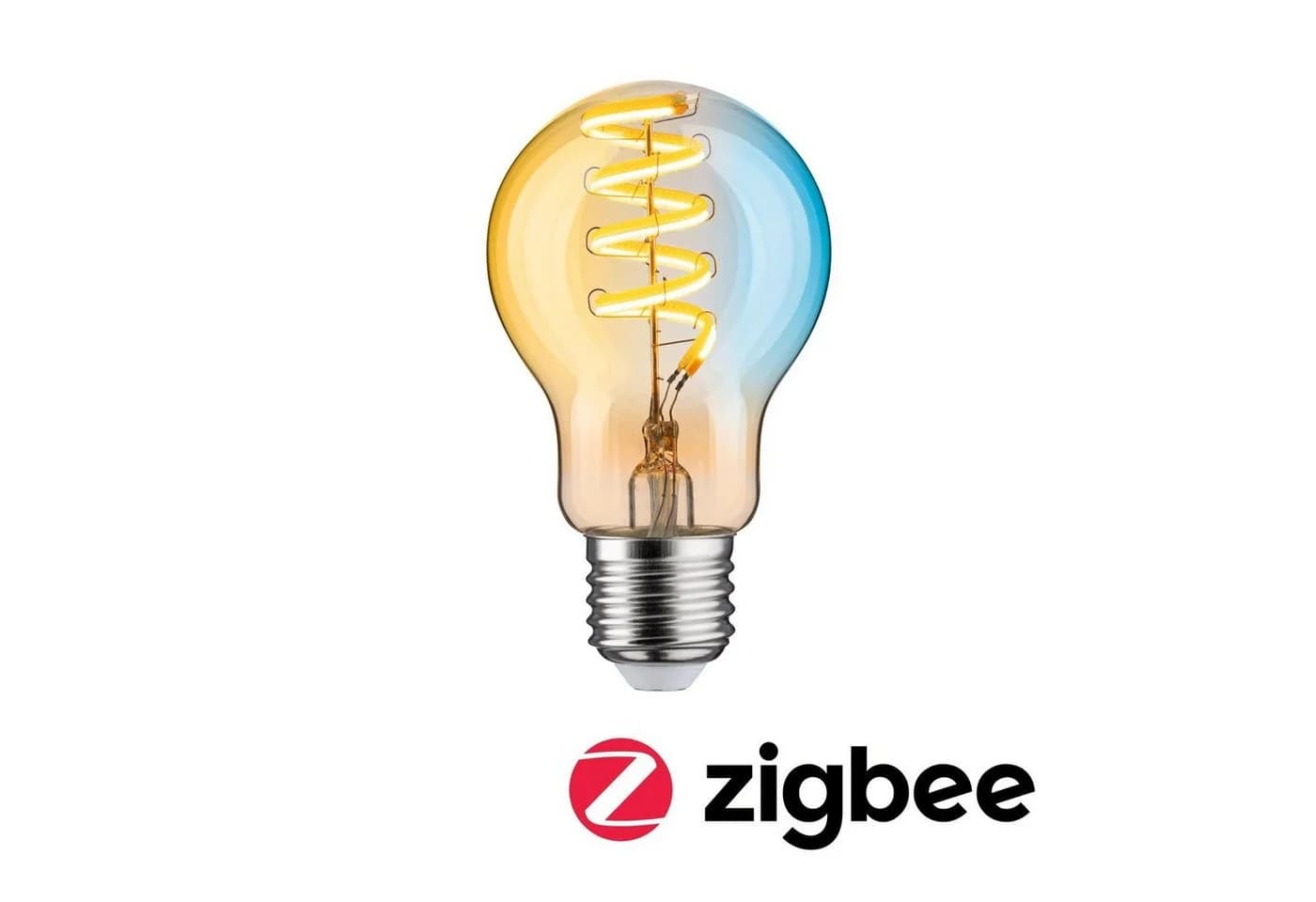 Paulmann LED-Lampe Zigbee E27 7,5W CCT dim gold - Bild 2