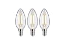 Paulmann LED-Leuchtmittel Eco-Line Filament E14 3er-Pack Warmweiß Klar Bild 3