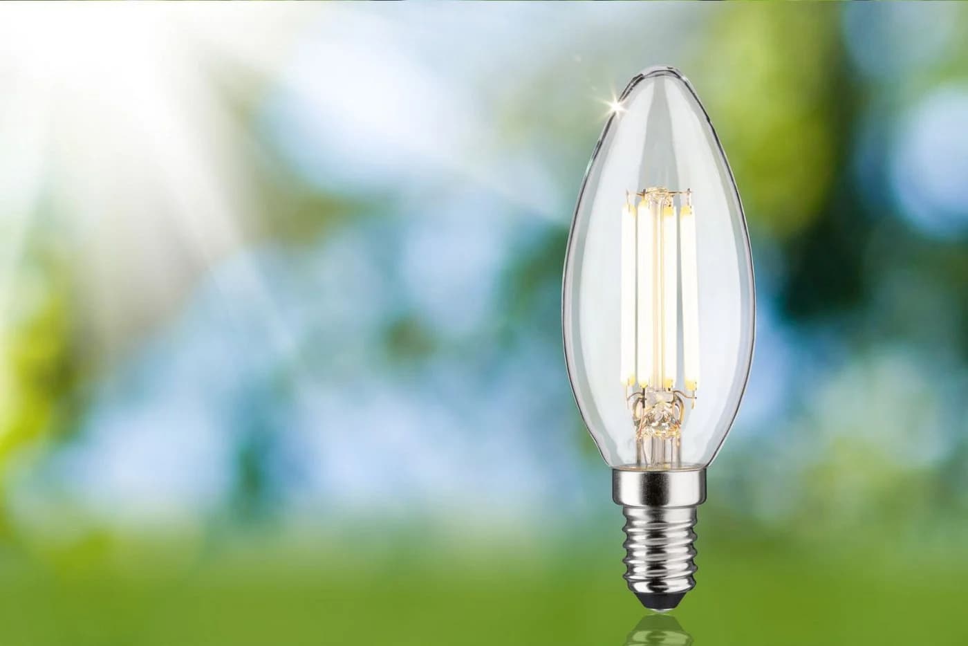 Paulmann LED-Leuchtmittel Eco-Line Kerze 4W 840lm Warmweiß E14 - Bild 5