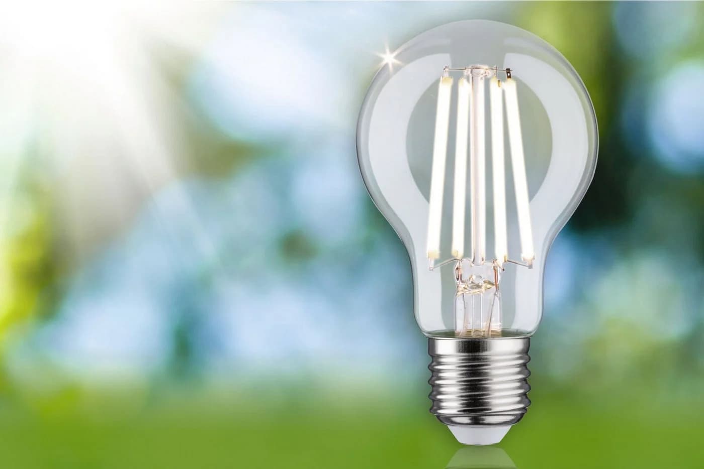 Paulmann LED-Leuchtmittel Eco-Line 840lm 4,5W 4000K dim klar 230V, E27, 1 St., Neutralweiß - Bild 5