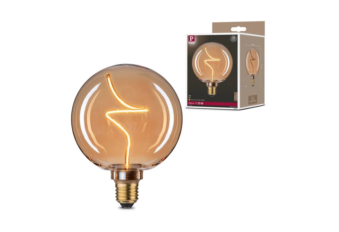 PAULMANN LED-Leuchtmittel 'Floating Shine G125 V1 250lm 4W 1800K Gold 230V' - Bild 3