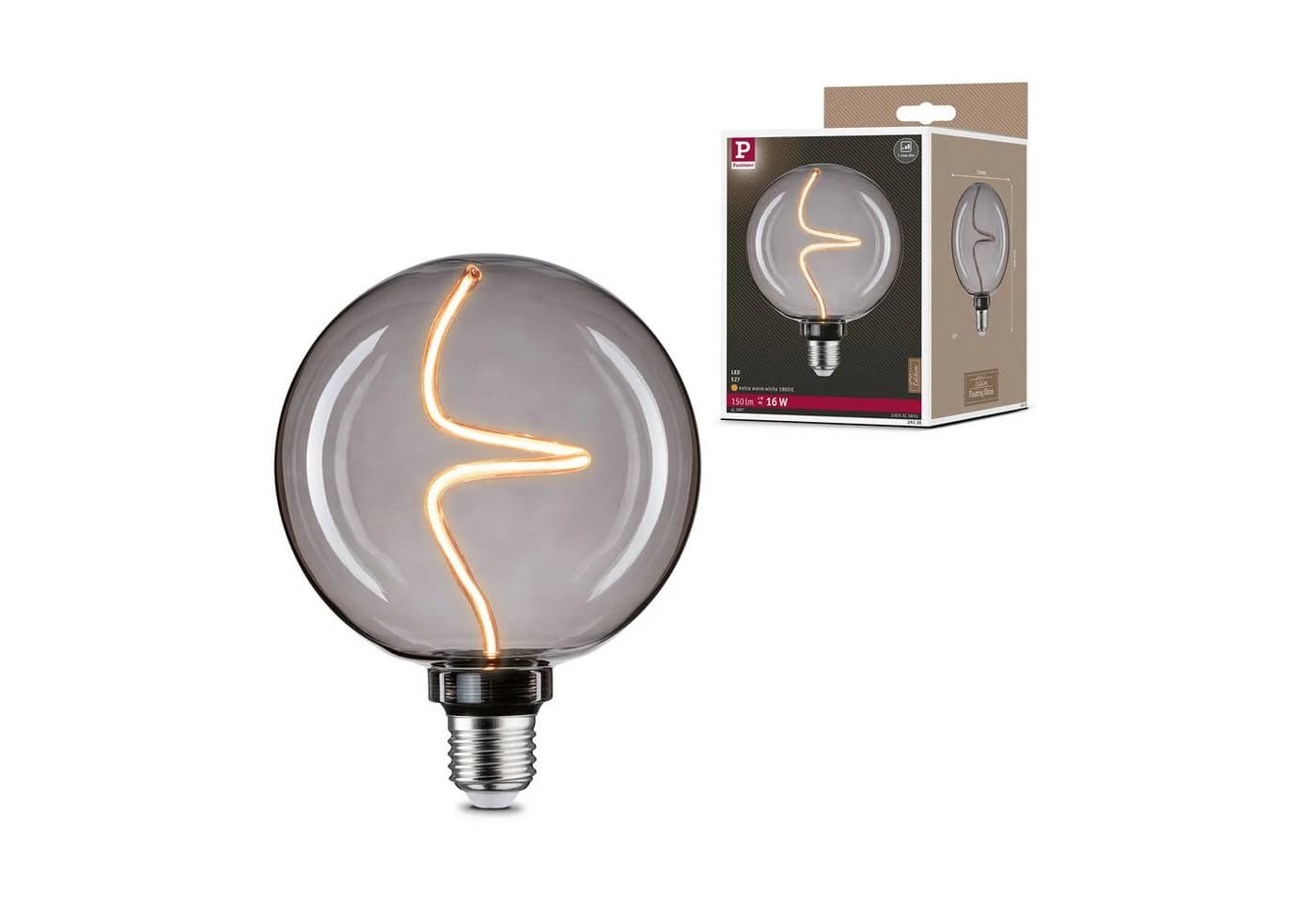 Paulmann LED-Leuchtmittel Floating Shine 150lm 4W 1800K Smoke 230V, E27 - Bild 3