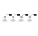 Paulmann LED Einbauleuchte Nova Coin 4er Set Schwenkbar Weiß Bild 5
