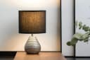 Pauleen Tischleuchte Sip of Silver Keramik Silber Schwarz Bild 2