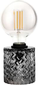 PAULEEN Tischleuchte Crystal Smoke Grau Rauchglas E27 Bild 3