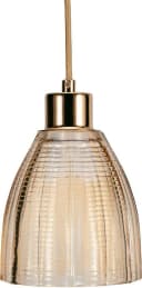 PAULEEN Pendelleuchte Gleaming Gold Gold Glas Modern Bild 2