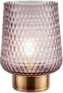 Pauleen Tischleuchte Sparkling Glamour Braun Messing Glas Bild 3
