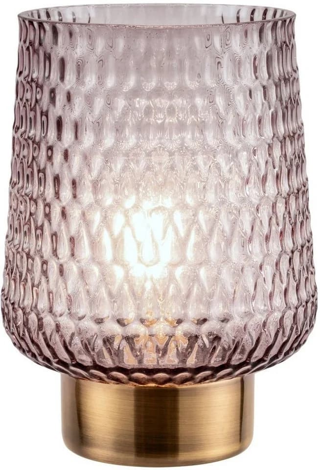 Pauleen Tischleuchte Sparkling Glamour Braun Messing Glas - Bild 3