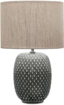 Pauleen Tischleuchte Pretty Classy Grau Beige Keramik Stoff Bild 1