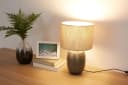 Pauleen Tischleuchte Pretty Classy Grau Beige Keramik Stoff Bild 2