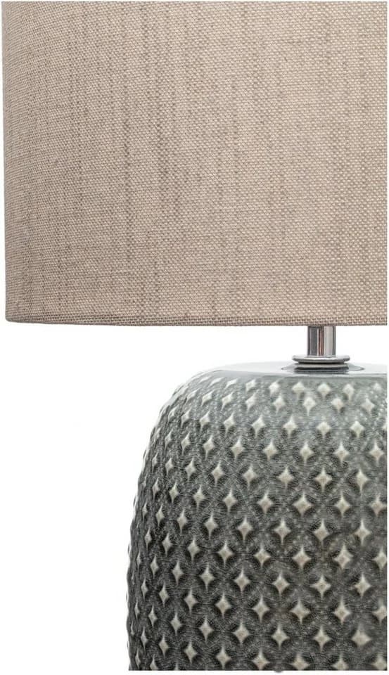 Pauleen Tischleuchte Pretty Classy Grau Beige Keramik Stoff - Bild 4