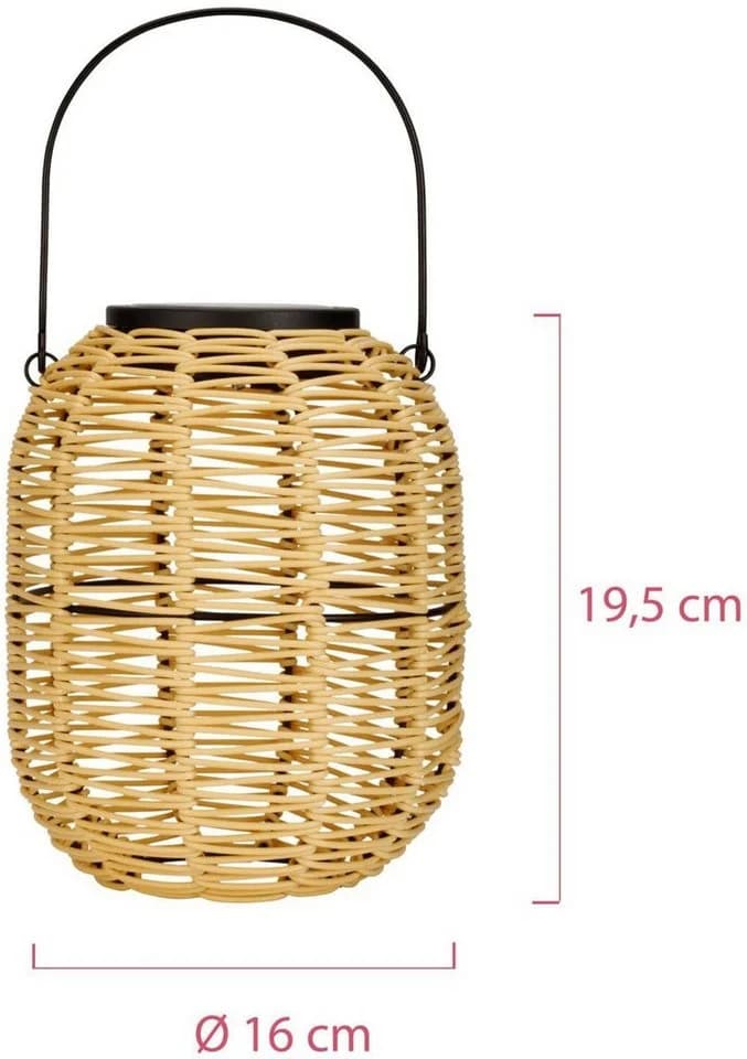 PAULEEN LED Solarleuchte Laterne Sunshine Treasure Beige - Bild 3