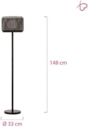 PAULEEN LED Laterne Sunshine Elegance Schwarz Solar IP44 Bild 4