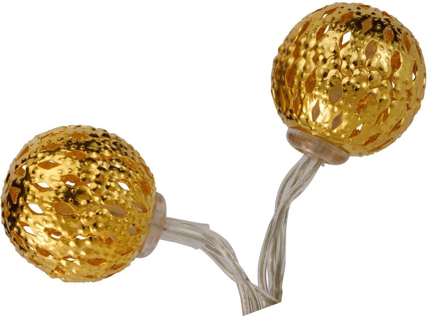 PAULEEN LED-Lichterkette Sunshine Glamour Gold Solar 20-flammig - Bild 4