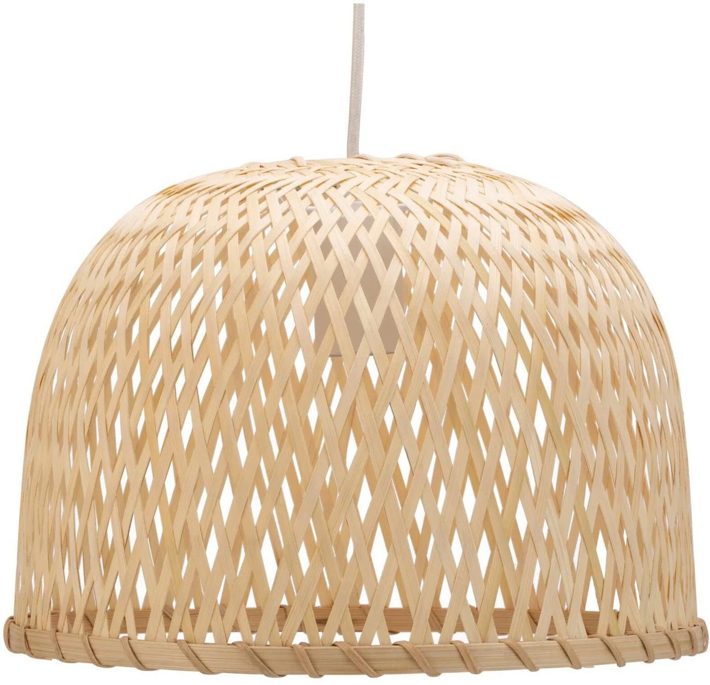 PAULEEN Pendelleuchte Woody Pearl max20W Beige/Weiß 230V Bambus/Metall - Bild 3