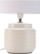 Pauleen Tischleuchte Bright Soul Beige Keramik Stoffschirm Bild 4